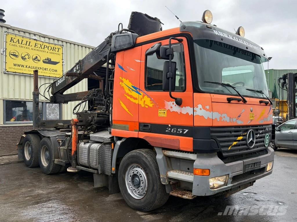 Mercedes-Benz Actros 2657 V8 6x4 EPS 3 Pedals Full Steel Suspens Maastikutõstukid