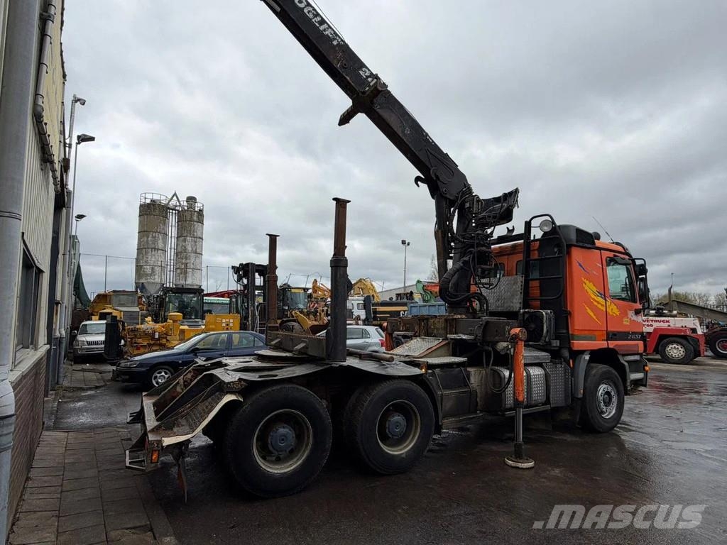 Mercedes-Benz Actros 2657 V8 6x4 EPS 3 Pedals Full Steel Suspens Maastikutõstukid
