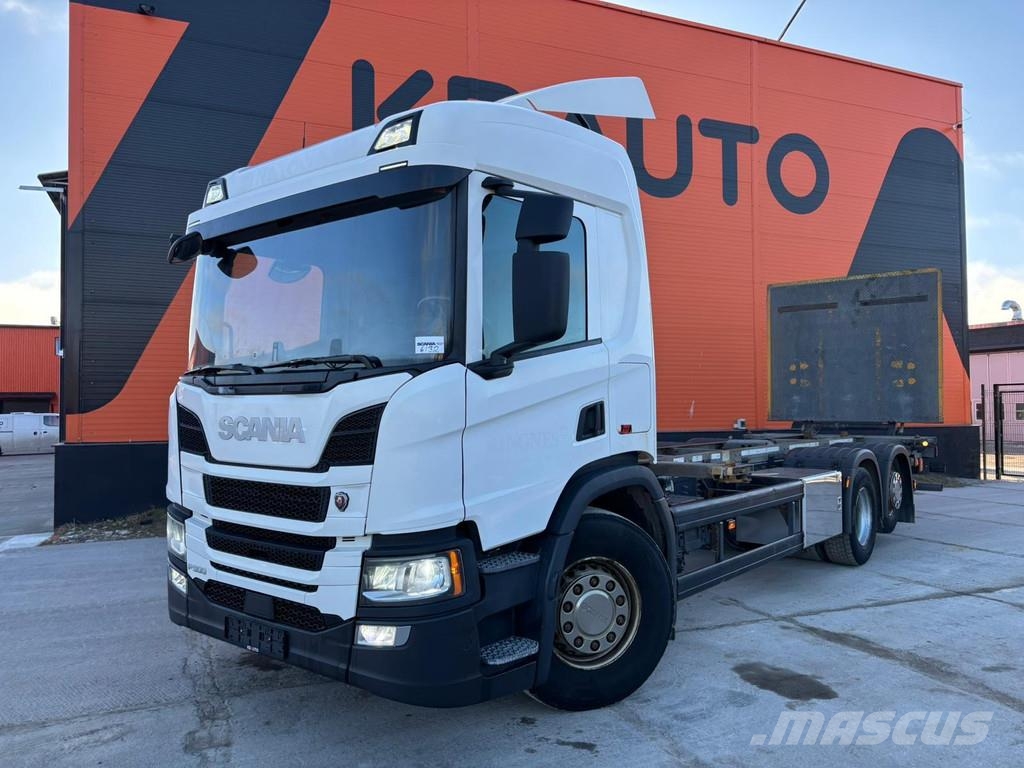Scania P 500 6x2*4 9 TON FRONT AXLE / RETARDER Smagās mašīnas ar konteineriem
