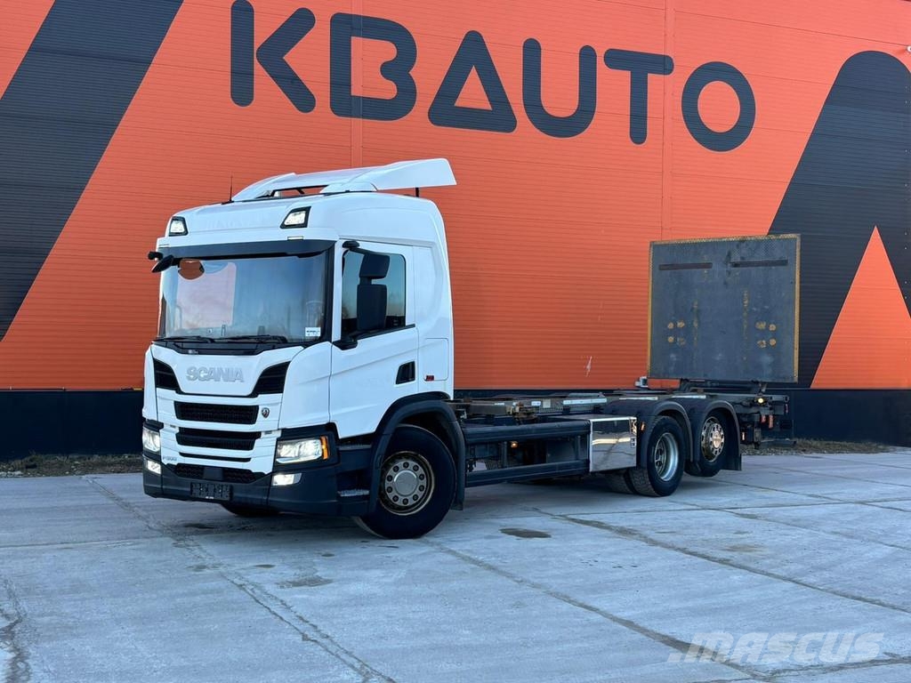 Scania P 500 6x2*4 9 TON FRONT AXLE / RETARDER Smagās mašīnas ar konteineriem