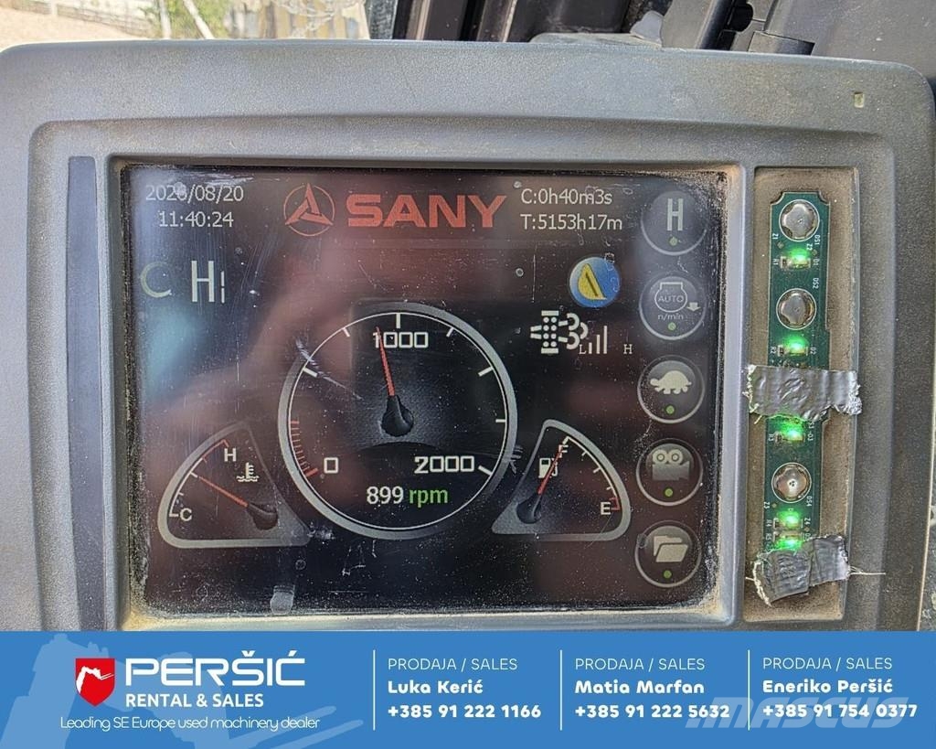 Sany SY 215C حفارات زحافة