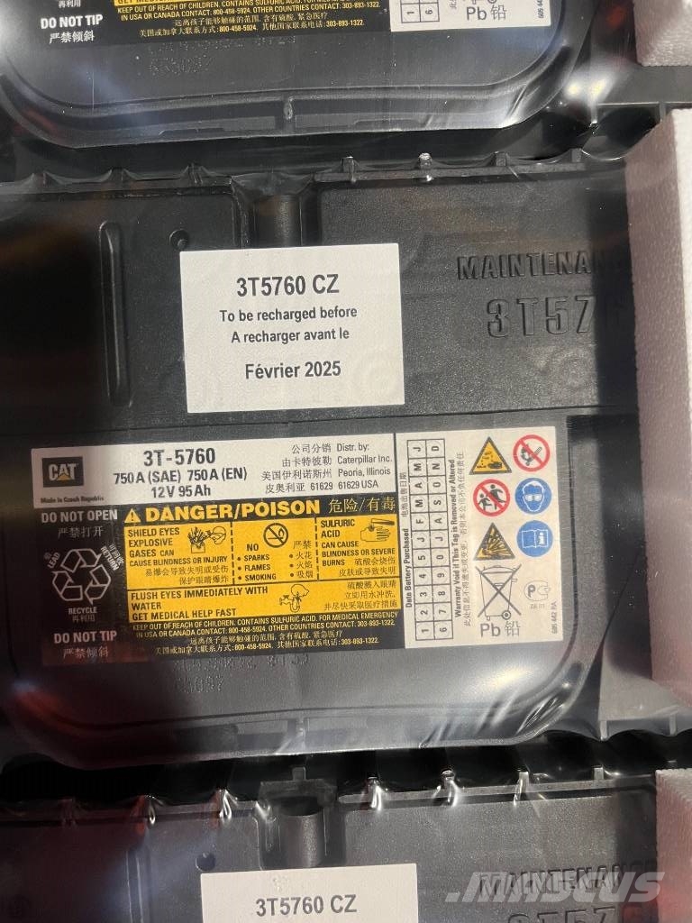CAT 3T-5760 / 3T5760 BATTERIE 12V 95AH / 750A Sähkö ja elektroniikka