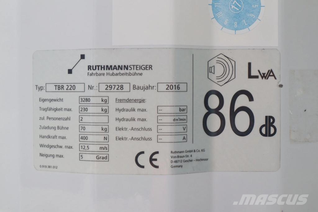 Ruthmann Sprinter 313 | SPRINTER 313 | 22 METER | JIB | EUR Моторизирани платформи с талига