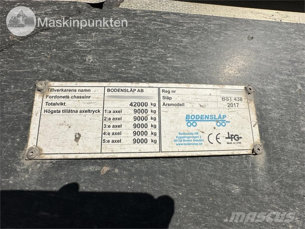 Bodensläp BST438 Прицепы Лесовозы