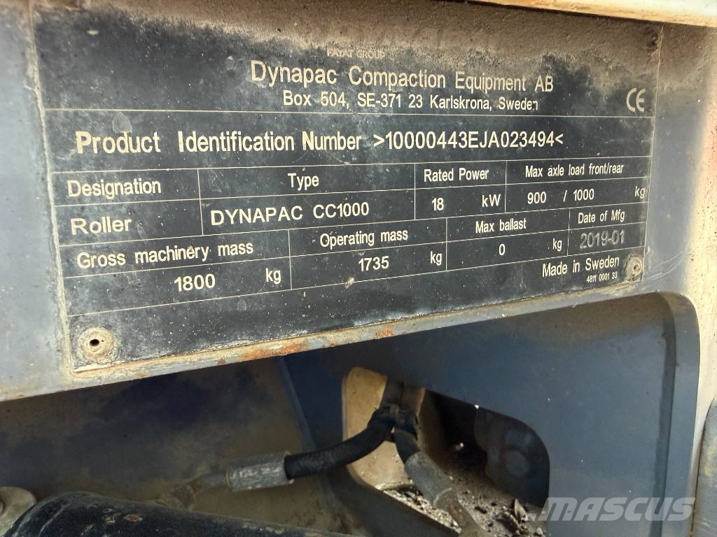 Dynapac CC1000 Dvojni valjarji