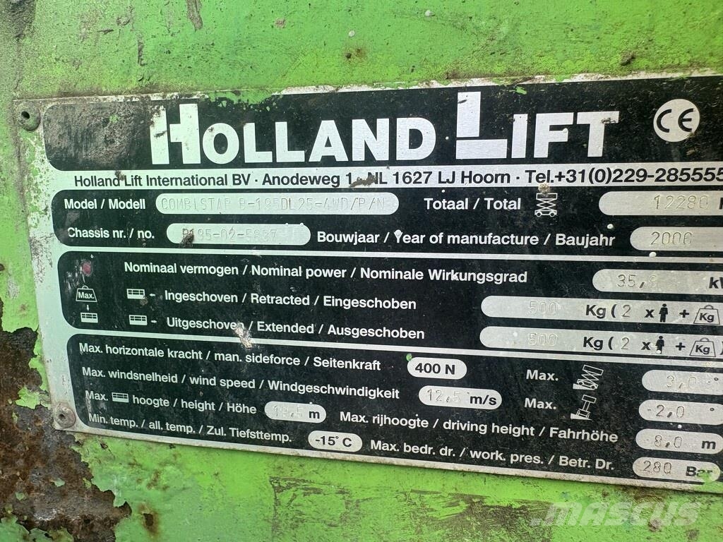 Holland Lift Combistar B-195DL25-4WD/P/N Škarjaste dvižne ploščadi
