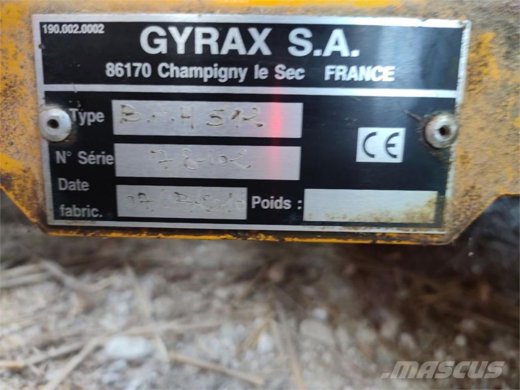 Gyrax Gyramax 512 grande vision Corta-césped delanteros y traseros