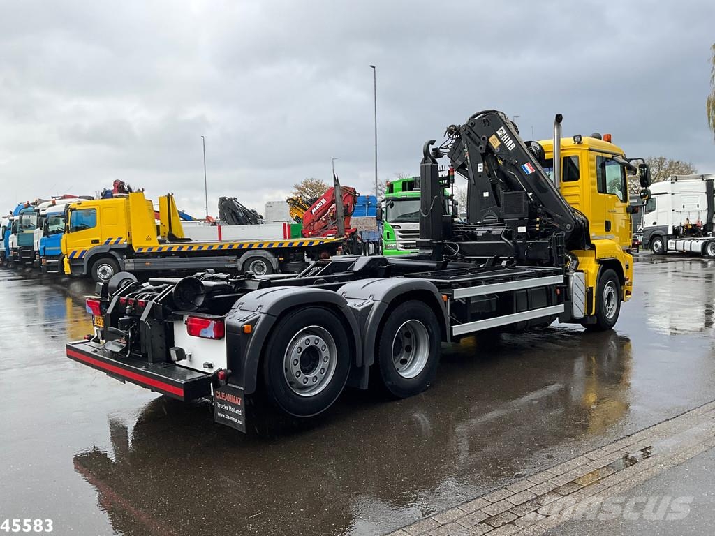 MAN TGA 26.360 Hiab 16 Tonmeter laadkraan Koukkulava kuorma-autot