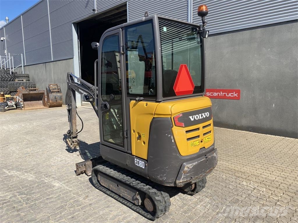 Volvo EC18D حفارات بعجل