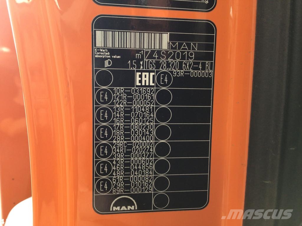MAN TGS 28.320 Geesink 22m³ 垃圾车