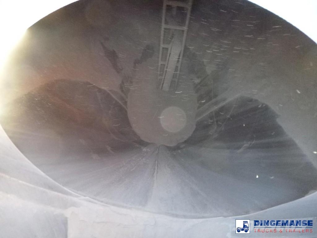 GS Powder tank alu 40 m3 / 1 comp نصف مقطورات مقطورة 