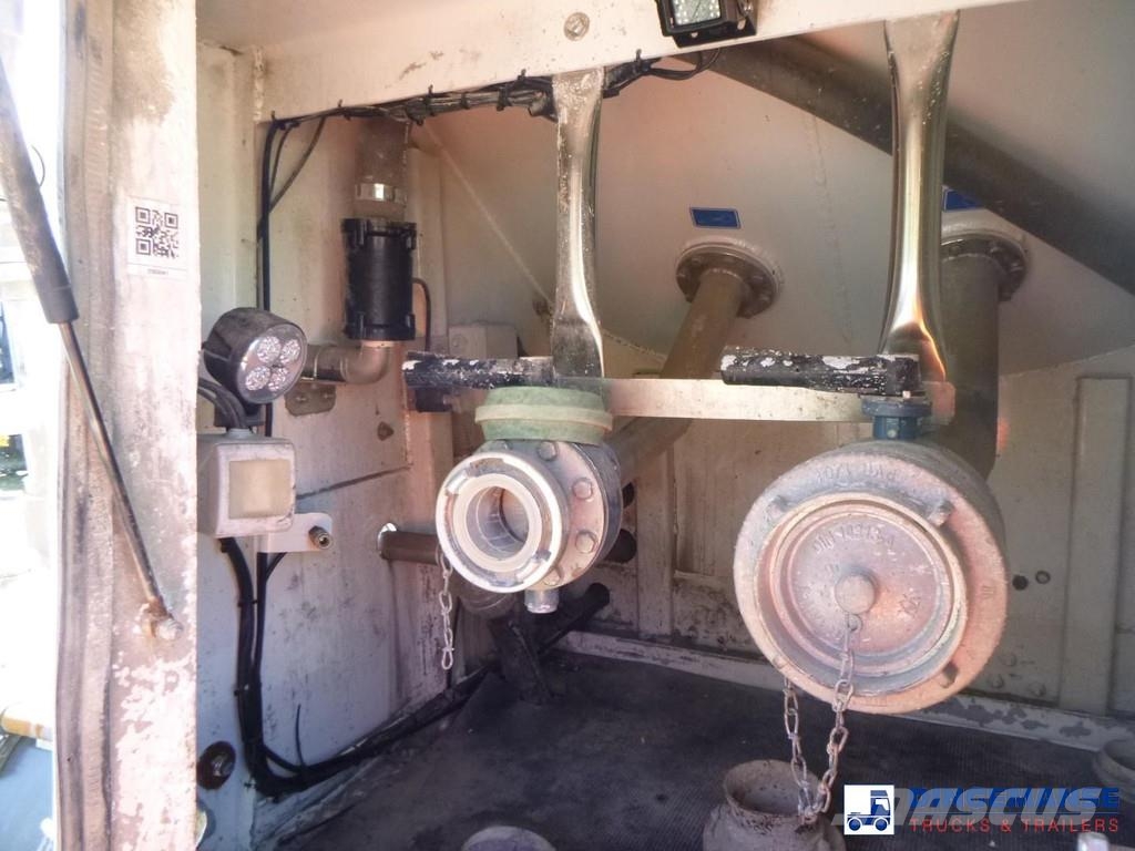 GS Powder tank alu 40 m3 / 1 comp نصف مقطورات مقطورة 