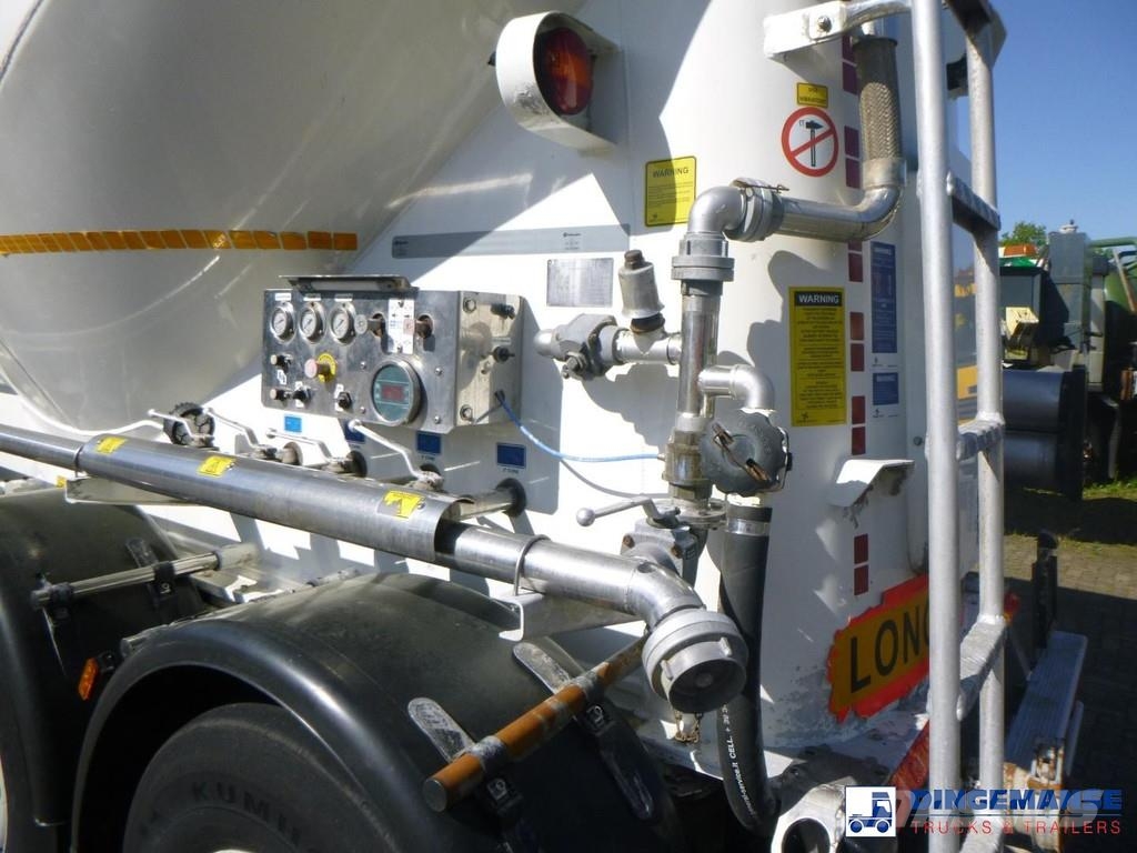 GS Powder tank alu 40 m3 / 1 comp نصف مقطورات مقطورة 
