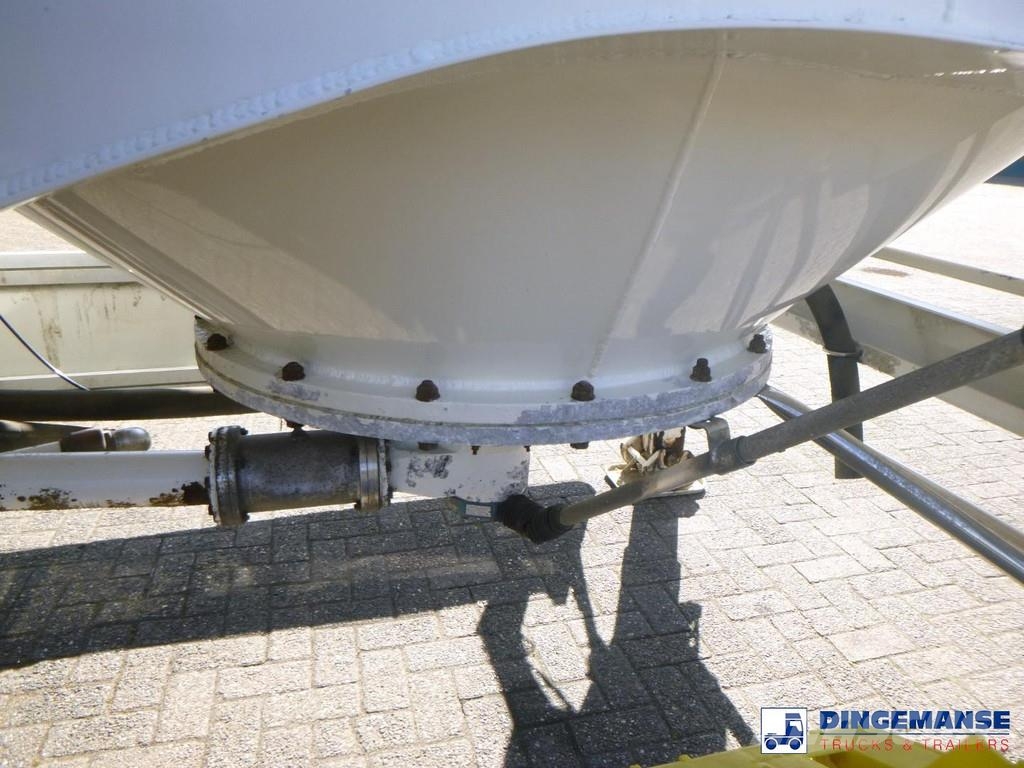 GS Powder tank alu 40 m3 / 1 comp نصف مقطورات مقطورة 
