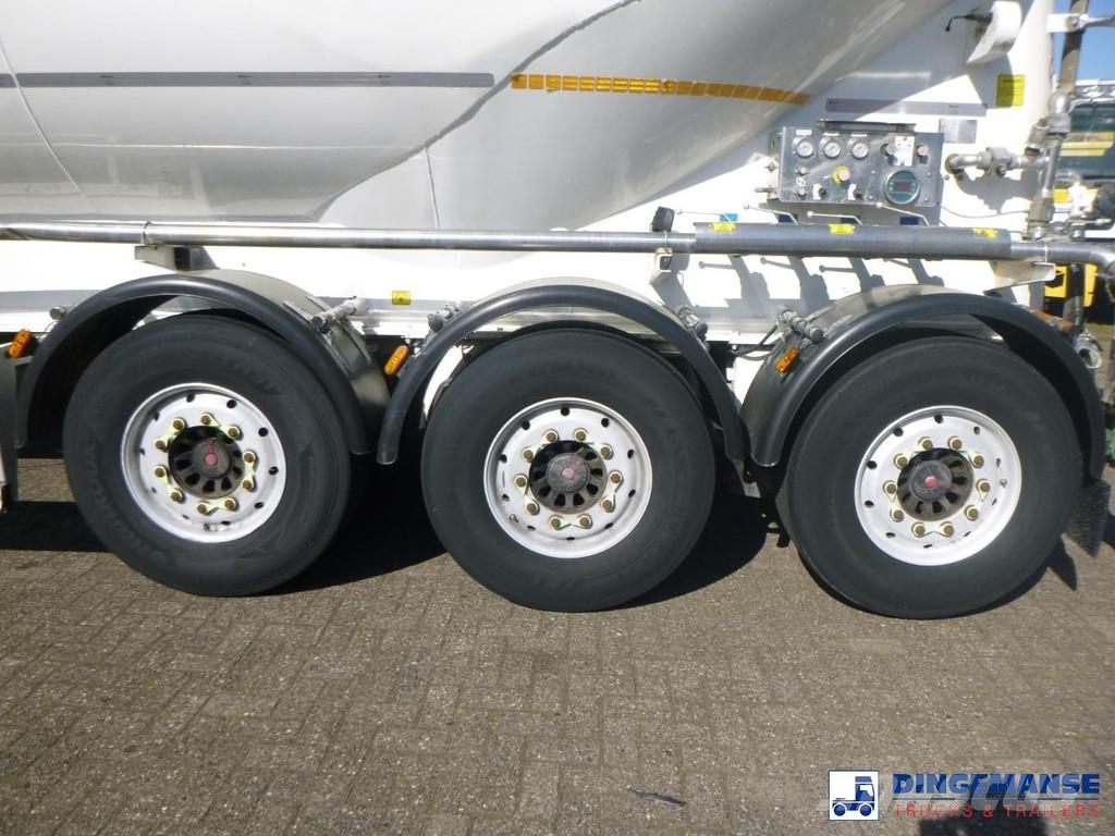 GS Powder tank alu 40 m3 / 1 comp نصف مقطورات مقطورة 