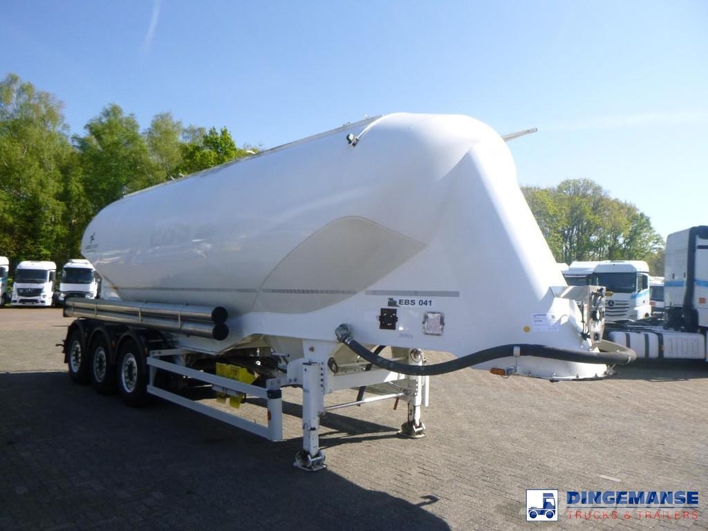 GS Powder tank alu 40 m3 / 1 comp نصف مقطورات مقطورة 