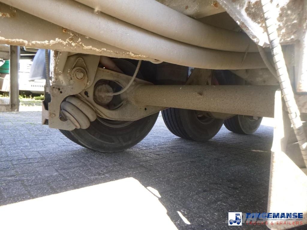 GS Powder tank alu 40 m3 / 1 comp نصف مقطورات مقطورة 