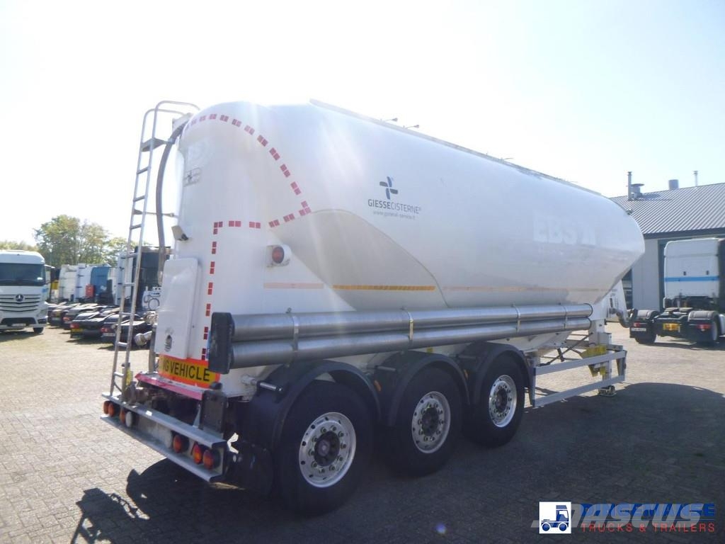 GS Powder tank alu 40 m3 / 1 comp نصف مقطورات مقطورة 