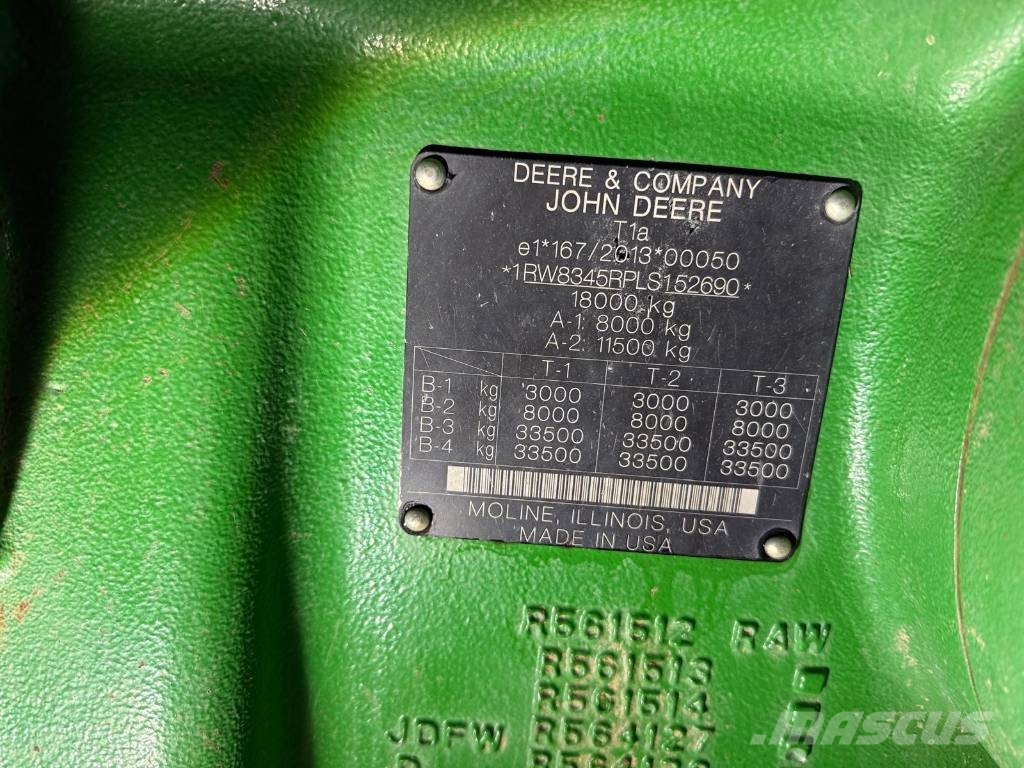 John Deere 8.345R Ultimate edition Traktorit