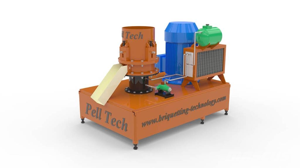 Sawdust and Straw Pellet Press GFD-0.4 - Briquetting Technology 건초 및 사료 기계 액세서리