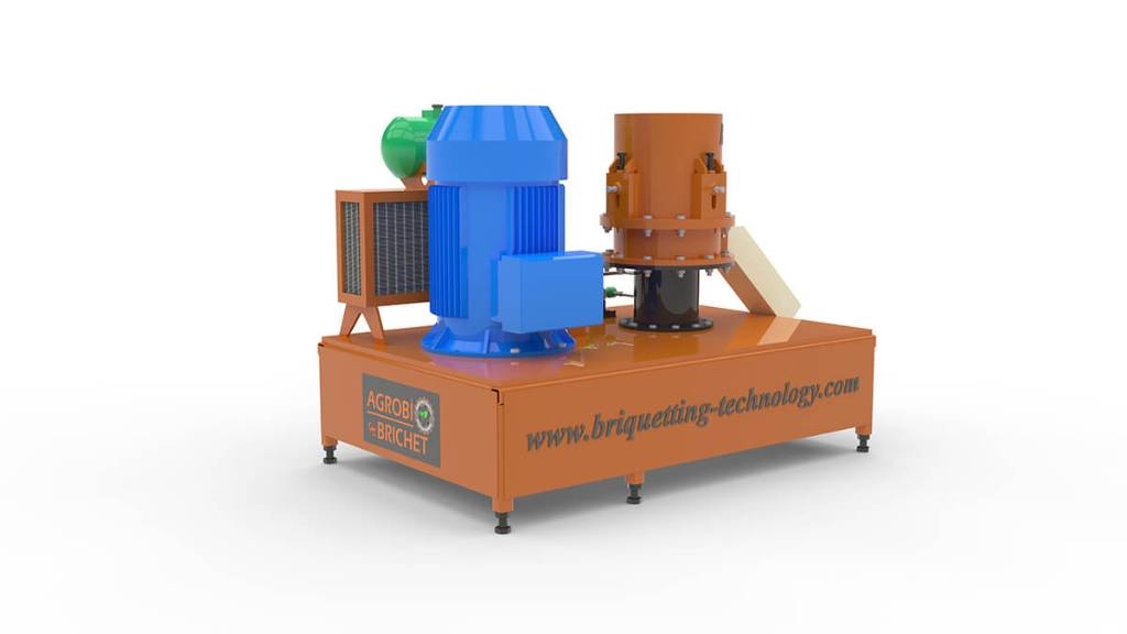 Sawdust and Straw Pellet Press GFD-0.4 - Briquetting Technology 건초 및 사료 기계 액세서리