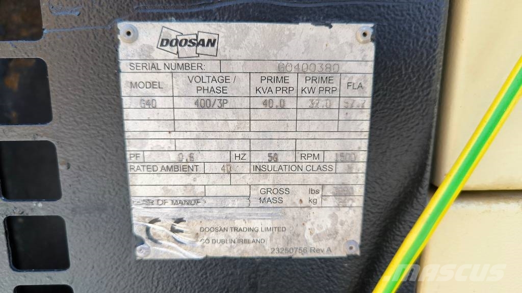 Doosan G 40 柴油發電機