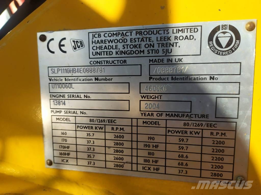 JCB Robot 1110 Kompaktlader
