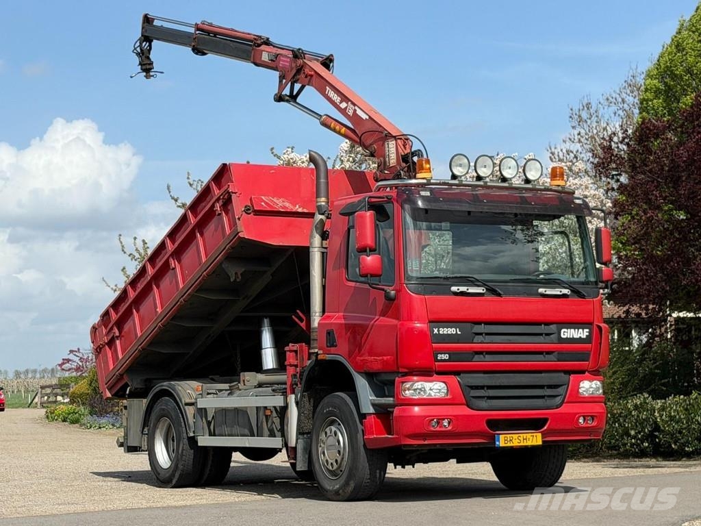 Ginaf X2220L 4x4!! Three-sided crane/tipper!! Kiperi kamioni
