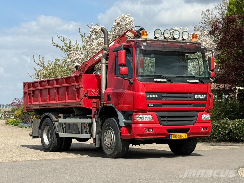 Ginaf X2220L 4x4!! Three-sided crane/tipper!! Kiperi kamioni