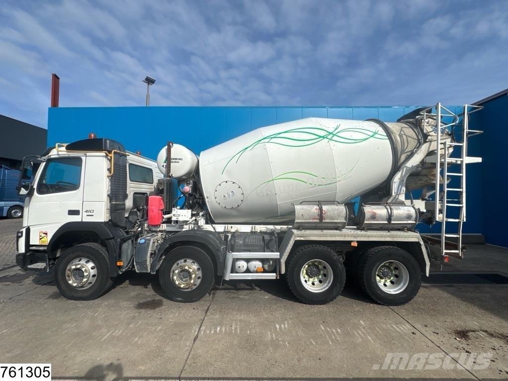 Volvo FMX 410 8x4, EURO 6, 9m3, 175.500 KM Camion malaxeur