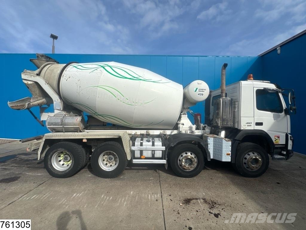 Volvo FMX 410 8x4, EURO 6, 9m3, 175.500 KM Camion malaxeur