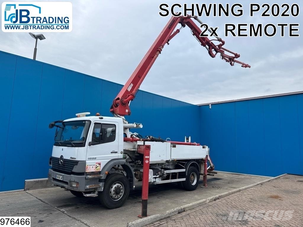 Mercedes-Benz Axor 1828 EURO 3, Steel suspension, 2x Remote, Sch Betooni pumpautod