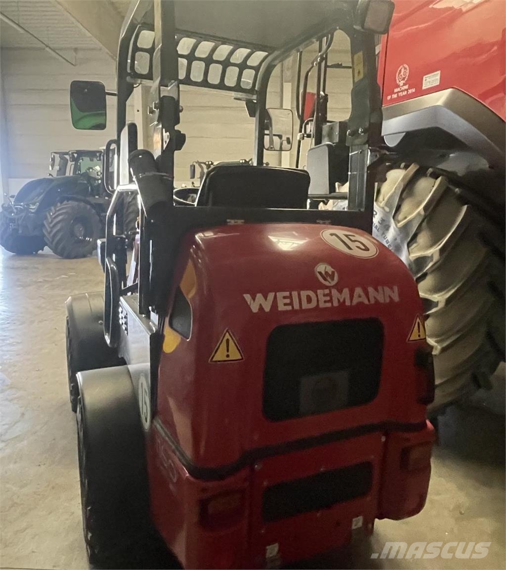 Weidemann 1160e フロントローダーとディガー