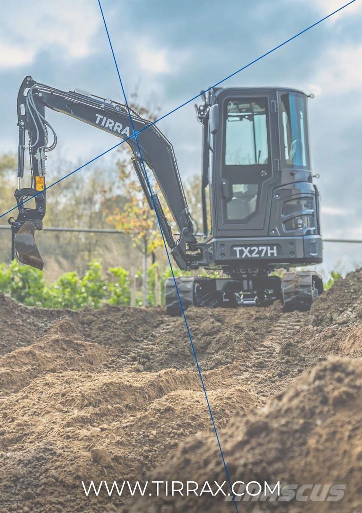  TIRRAX Binnendraaier TX27H Minibagger < 7t
