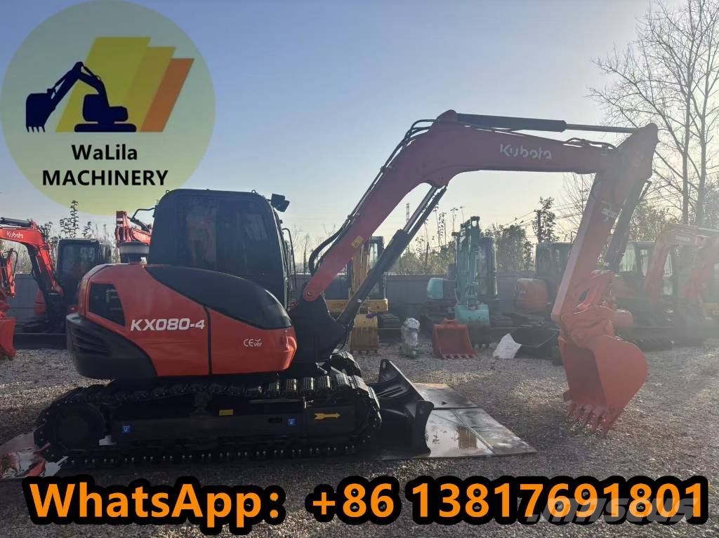 Kubota KX 080 Mini bagri <7t