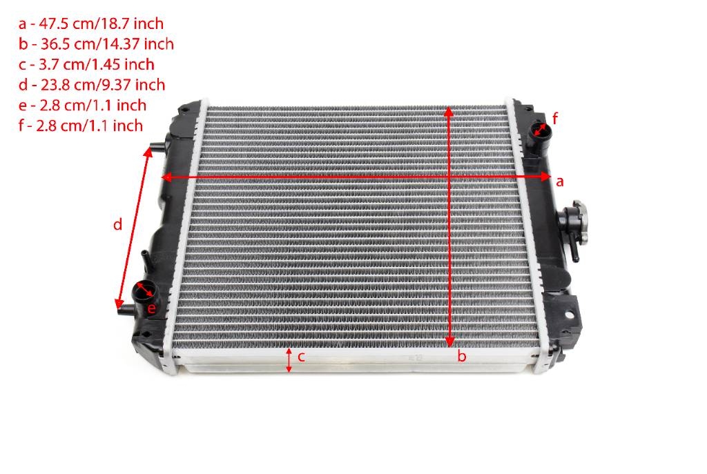 Kubota Water Radiator 1G313-72060 Radiatoriai