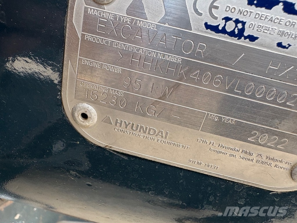 Hyundai HX 140 AL 履帶式 挖土機/掘鑿機/挖掘機