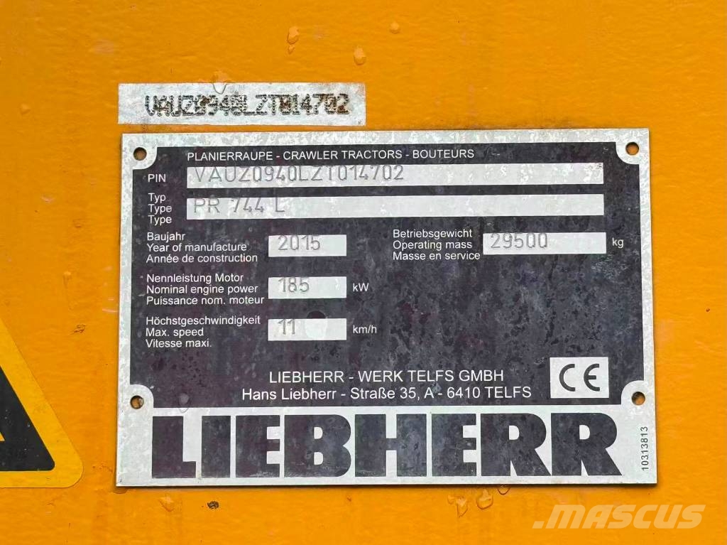 Liebherr PR 744 RIPPER Buldožeri guseničari