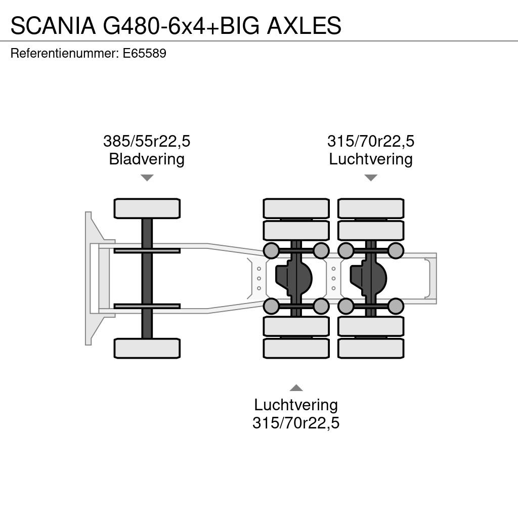 Scania G480-6x4+BIG AXLES Ciągniki siodłowe