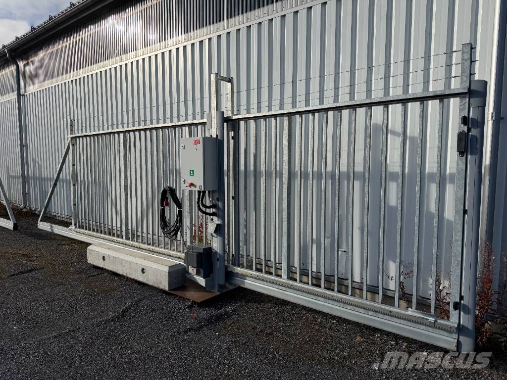 CCAB Ny Motorgrind Mobil elektrisk skjutgrind Svalan 6m Site Accomodation