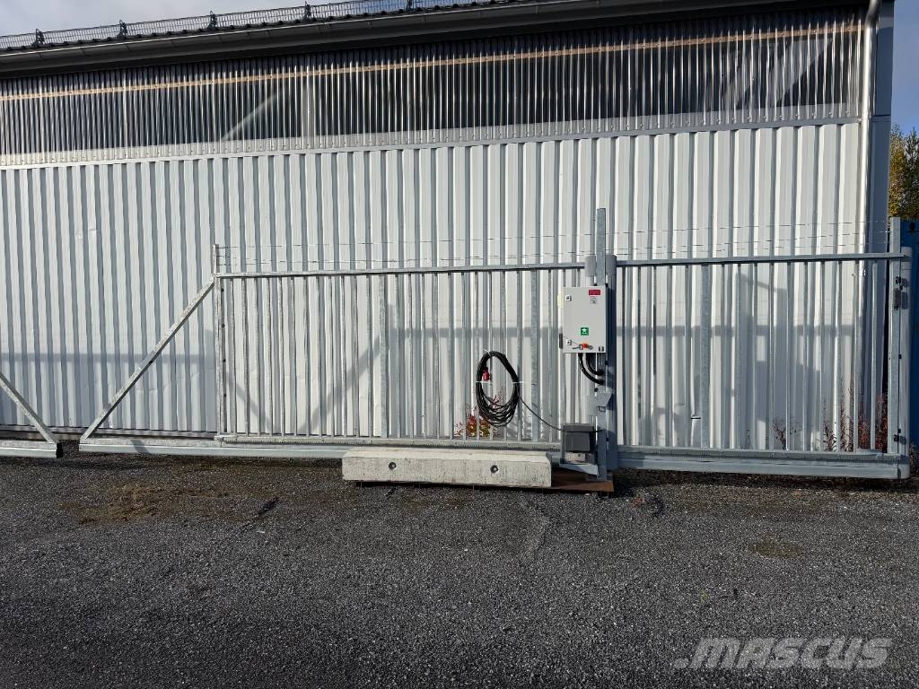 CCAB Ny Motorgrind Mobil elektrisk skjutgrind Svalan 6m Site Accomodation