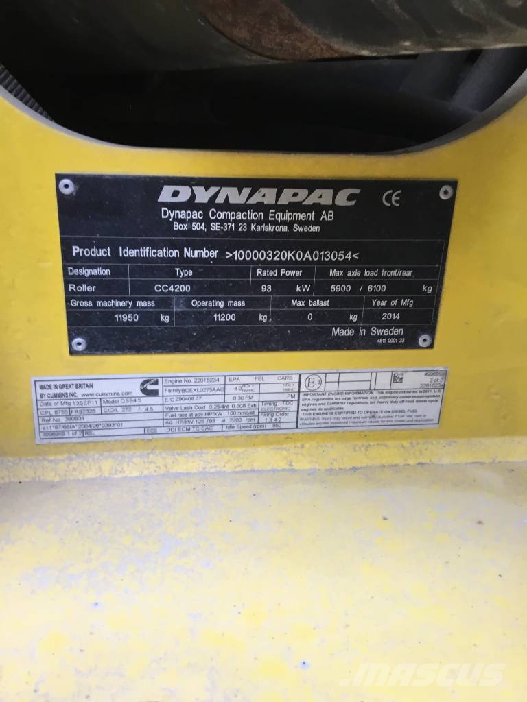 Dynapac CC 4200 雙輪滾壓機