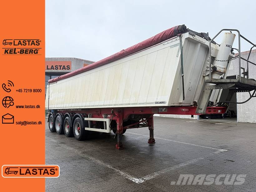 Kel-Berg Tipper / Alukastenmulde Kipper 37m3 Semi-reboques basculantes