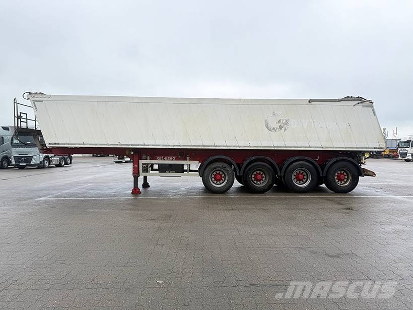 Kel-Berg Tipper / Alukastenmulde Kipper 37m3 Semi-reboques basculantes