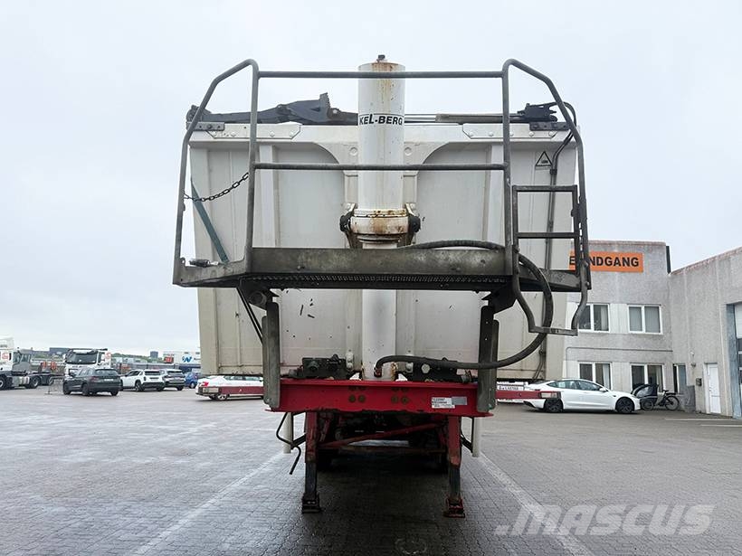 Kel-Berg Tipper / Alukastenmulde Kipper 37m3 Semi-reboques basculantes