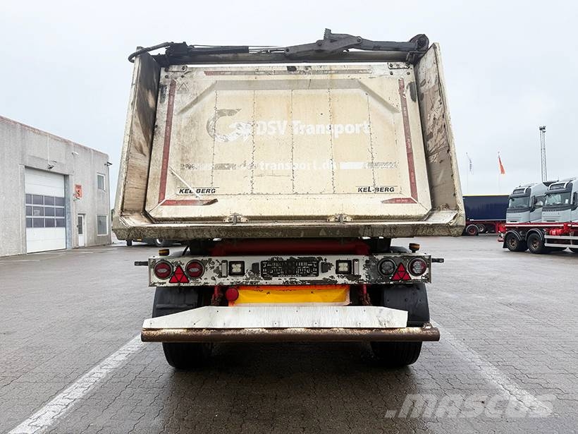 Kel-Berg Tipper / Alukastenmulde Kipper 37m3 Semi-reboques basculantes