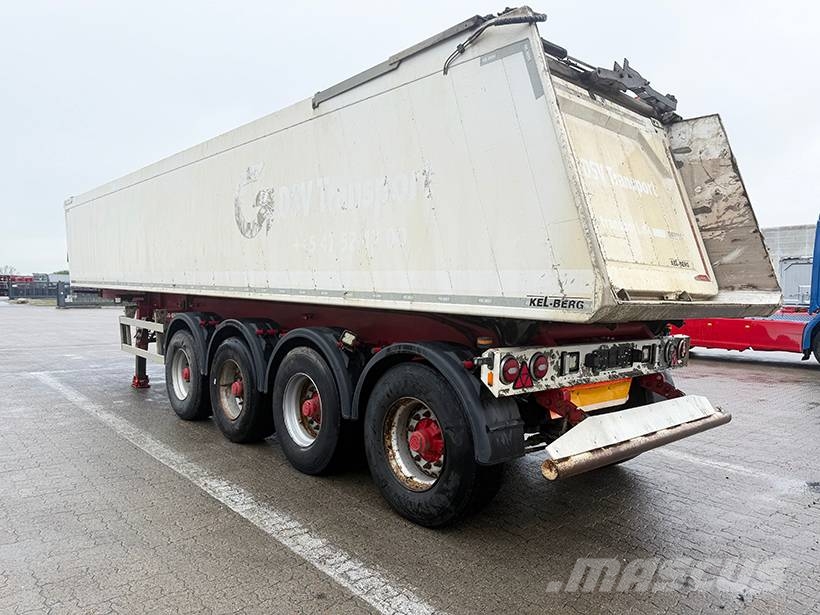 Kel-Berg Tipper / Alukastenmulde Kipper 37m3 Semi-reboques basculantes