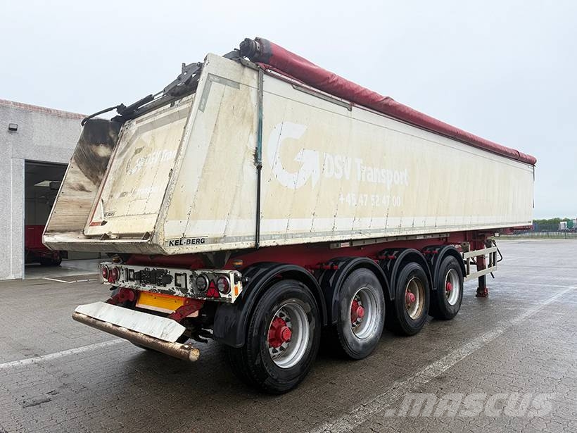 Kel-Berg Tipper / Alukastenmulde Kipper 37m3 Semi-reboques basculantes