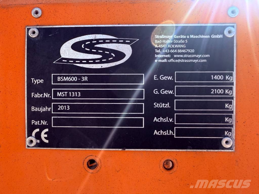 Strassmayr BSM 600-3R Overige