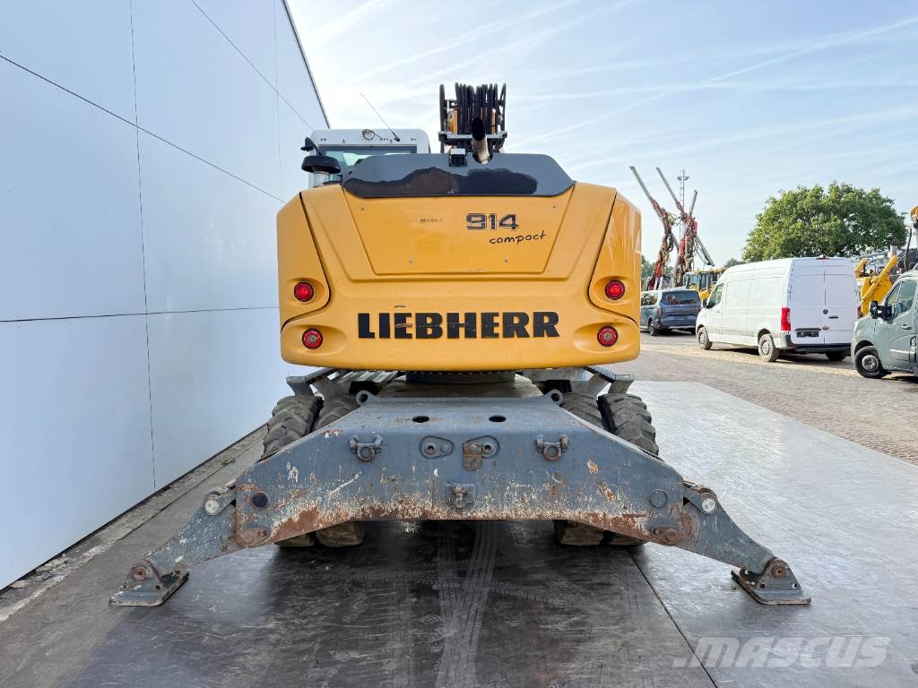 Liebherr A914 - Triple Boom / 2 extra Buckets! Bagri na kolesih
